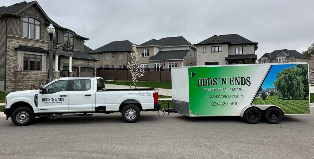 Truck and Enclosed Trailer