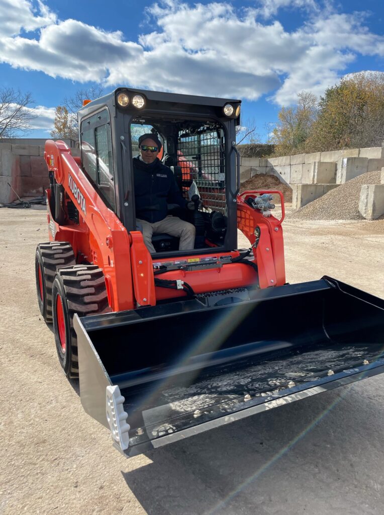 mike in the kubota